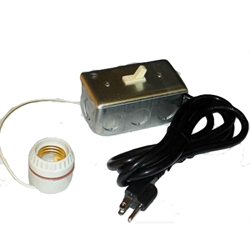 Optional light kit  Benchtop Cabinet Blaster